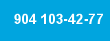 904 103-42-77 904 103-42-77